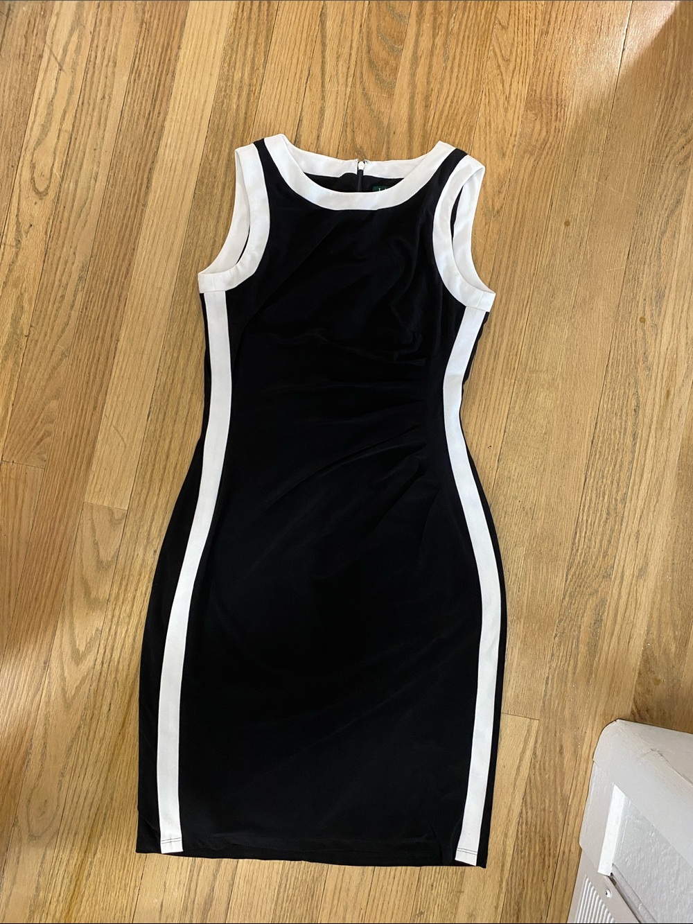 Ralph Lauren Black Dress with White Trim